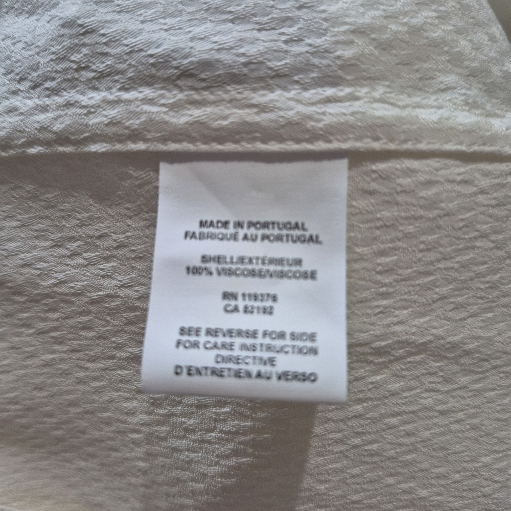 Helmut Lang Cream Textured Pullover Viscose Blouse XS - Picture 4 of 9